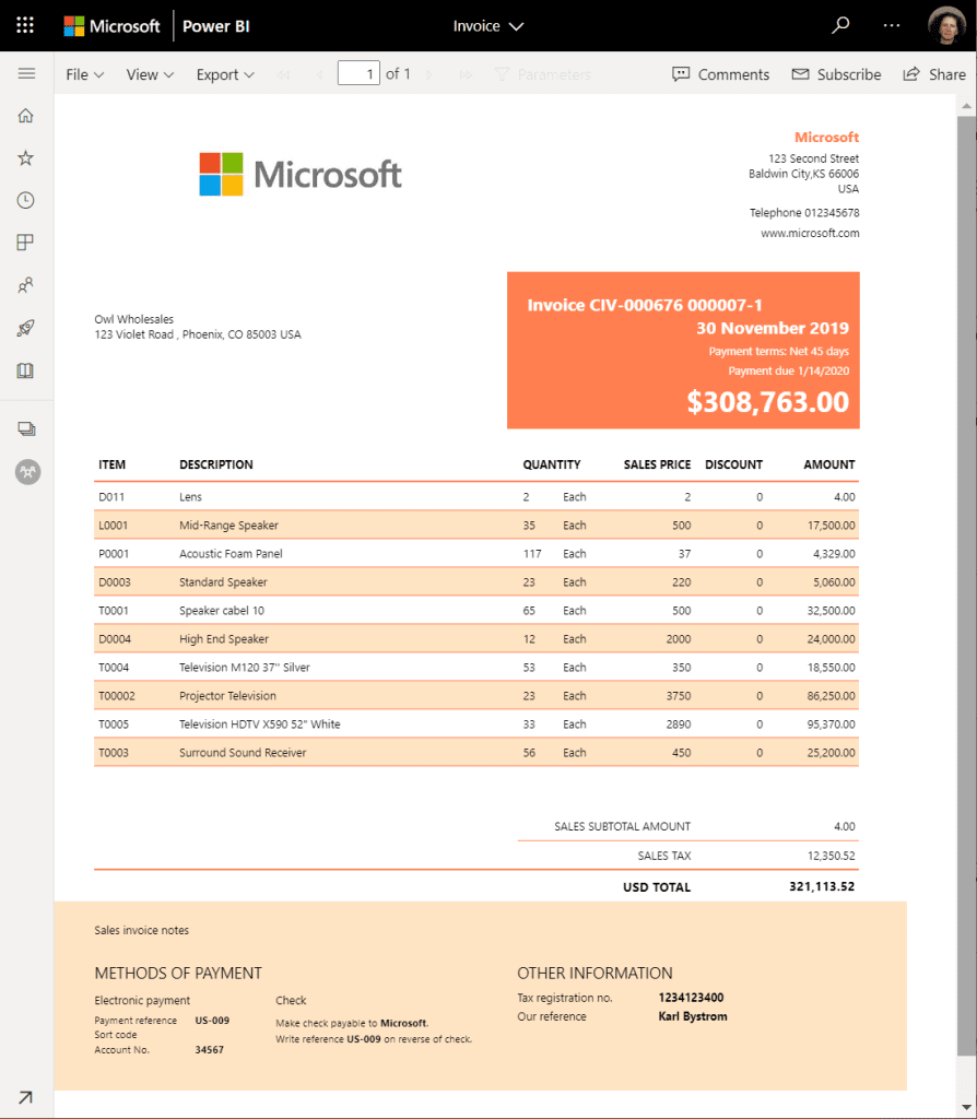 Power BI’da iş akışı