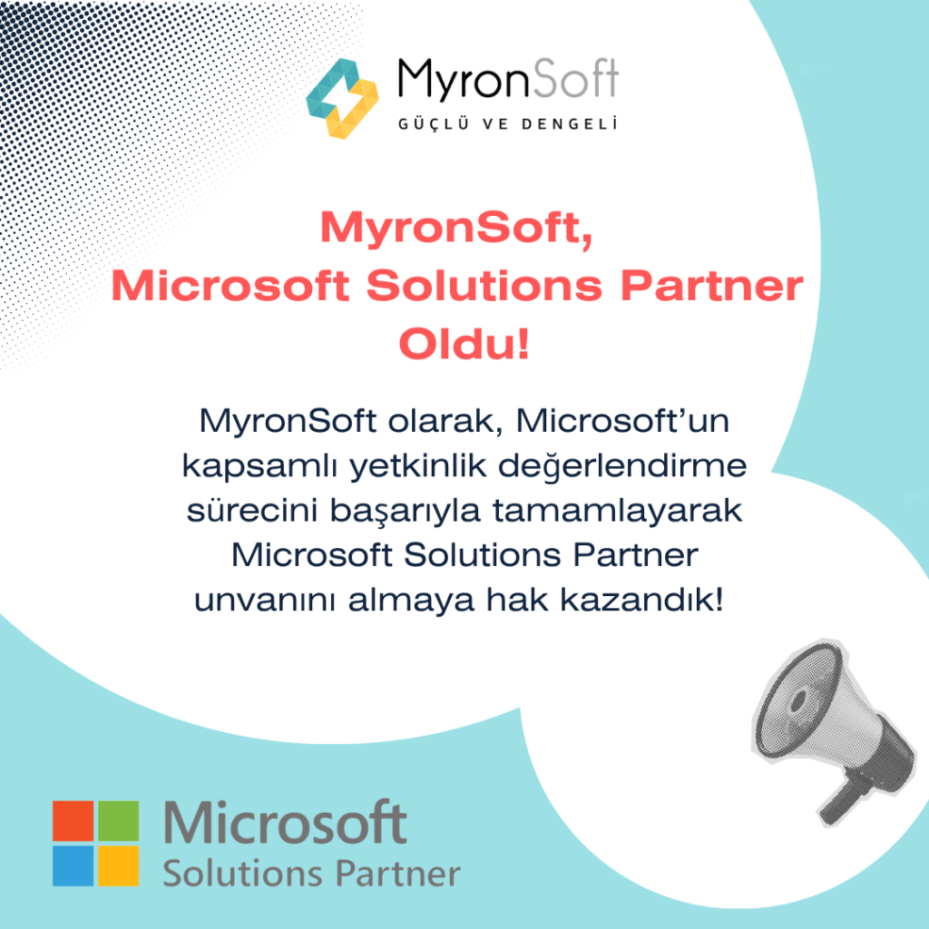 MyronSoft, Microsoft Solutions Partner Oldu!