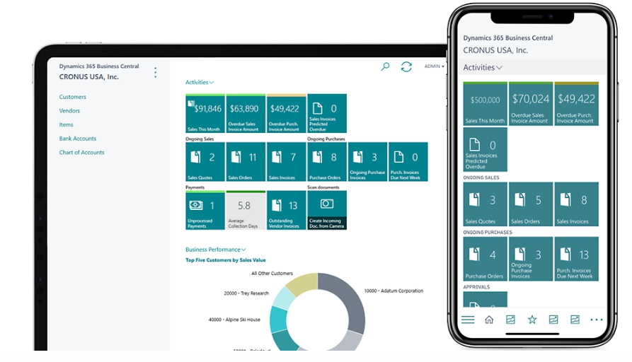 Dynamics NAV’dan Dynamics 365 Business Central’a Geçiş Mobil